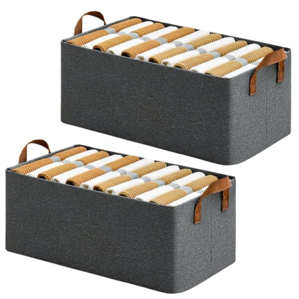 Box Organizer With Metal Base and Handles