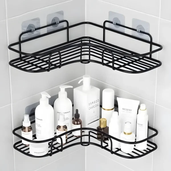 Adhesive Metal Corner Shelf